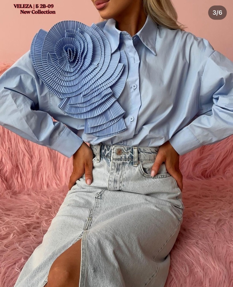 Женская рубашка голубая купить в Интернет-магазине Садовод База - цена 1200 руб Садовод интернет-каталог