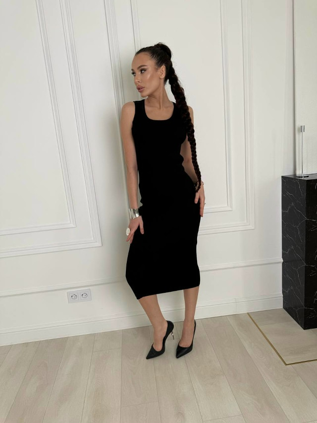 Платье черное купить в Интернет-магазине Садовод База - цена 1400 руб Садовод интернет-каталог