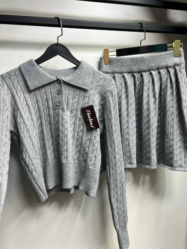 Женский костюм серый купить в Интернет-магазине Садовод База - цена 1700 руб Садовод интернет-каталог