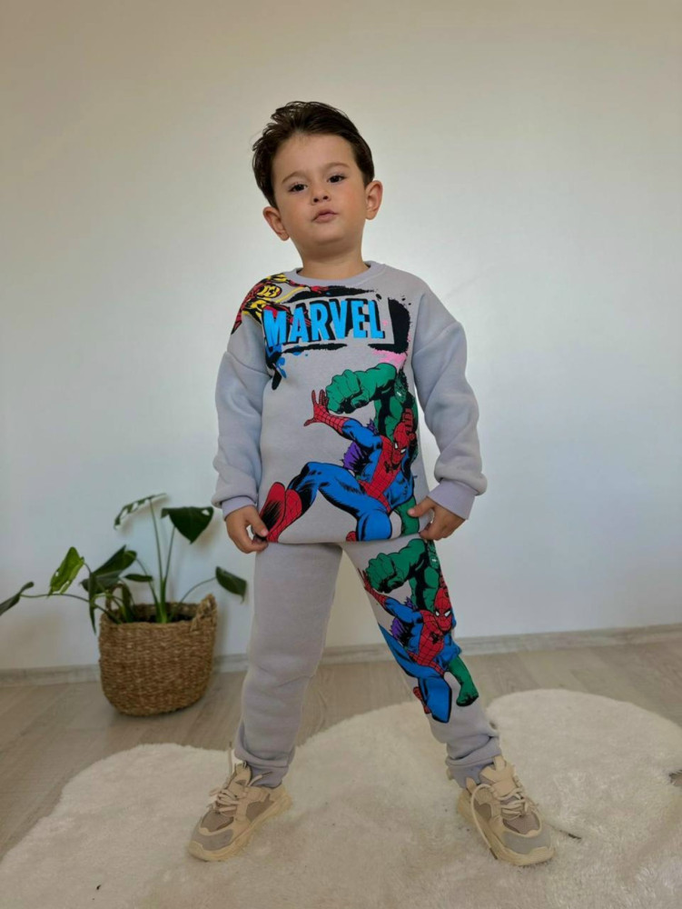 Детский костюм серый купить в Интернет-магазине Садовод База - цена 1199 руб Садовод интернет-каталог