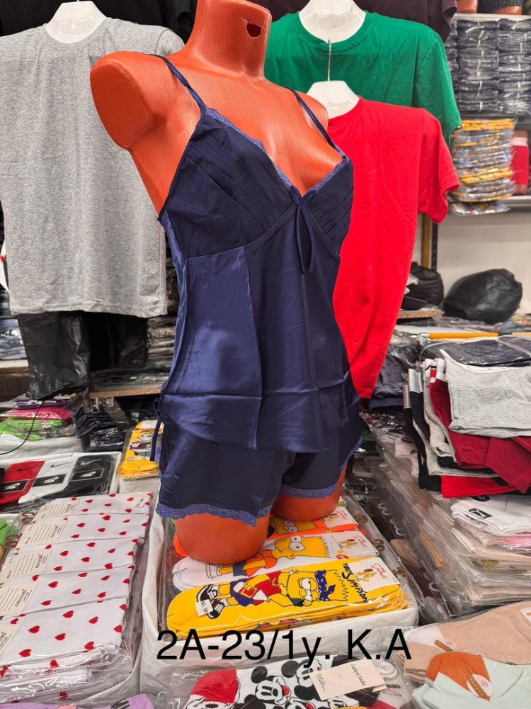 Пижама темно-синяя купить в Интернет-магазине Садовод База - цена 250 руб Садовод интернет-каталог