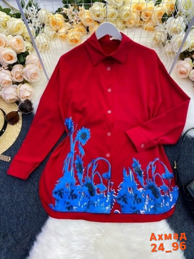 СУПЕР РАСПРОДАЖА 🔥🔥🔥Невероятно крутая рубашка  коллекция 🥰 Вы только посмотрите на Ткань -Бенгалин🧶 САДОВОД официальный интернет-каталог