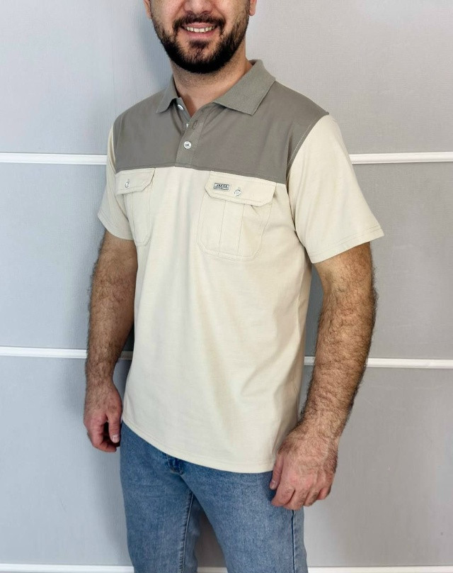 Мужская футболка бежевая купить в Интернет-магазине Садовод База - цена 650 руб Садовод интернет-каталог