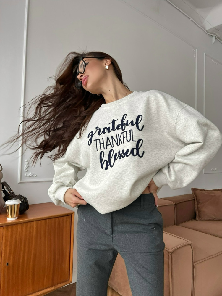 свитшот светло-серый купить в Интернет-магазине Садовод База - цена 1000 руб Садовод интернет-каталог