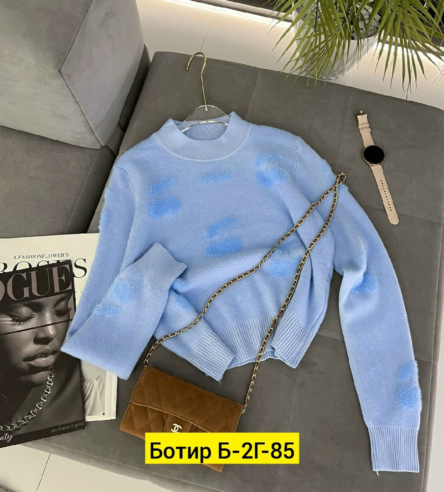 Свитер женский голубой купить в Интернет-магазине Садовод База - цена 600 руб Садовод интернет-каталог