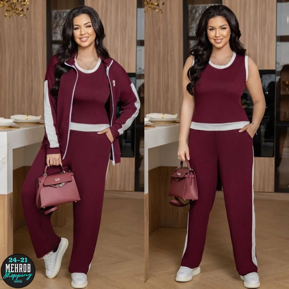 Спортивный женский костюм бордовый купить в Интернет-магазине Садовод База - цена 1000 руб Садовод интернет-каталог