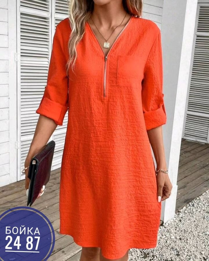 Платье оранжевое купить в Интернет-магазине Садовод База - цена 650 руб Садовод интернет-каталог