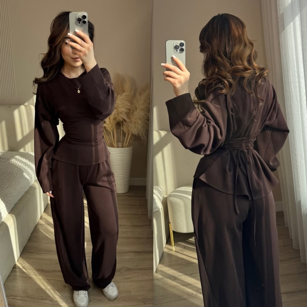 Женский костюм коричневый купить в Интернет-магазине Садовод База - цена 2000 руб Садовод интернет-каталог