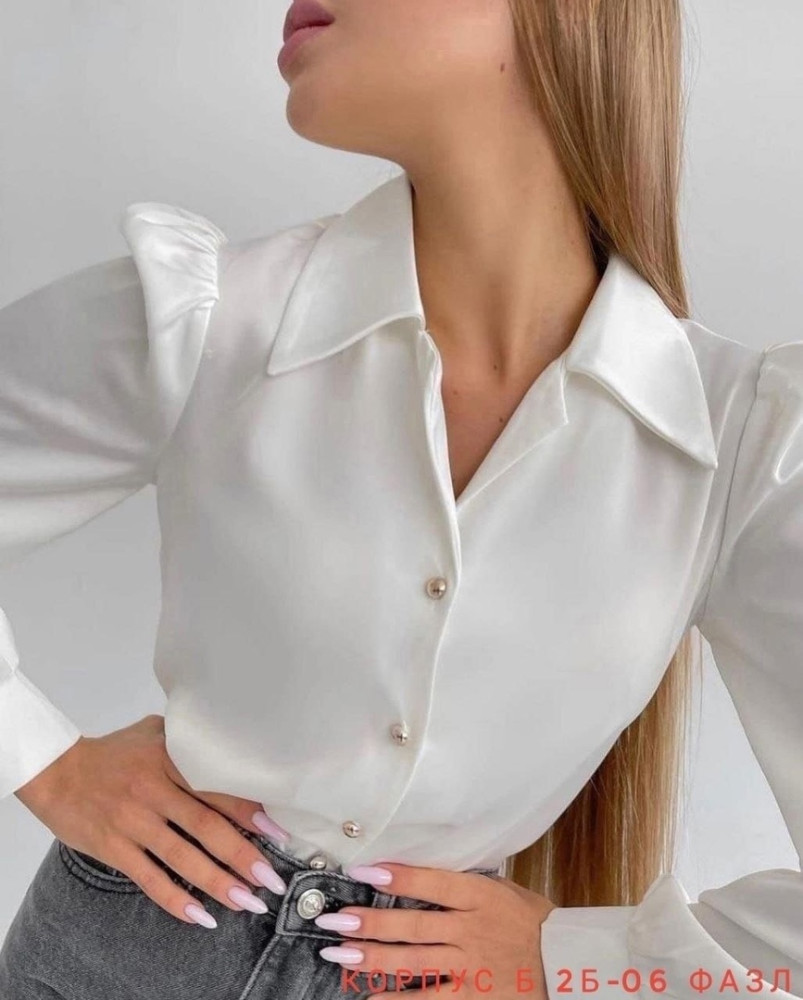 Блузка белая купить в Интернет-магазине Садовод База - цена 500 руб Садовод интернет-каталог