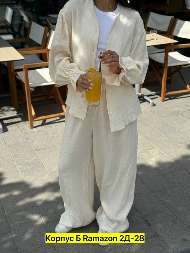 Костюм, муслин купить в Интернет-магазине Садовод База - цена 1300 руб Садовод интернет-каталог