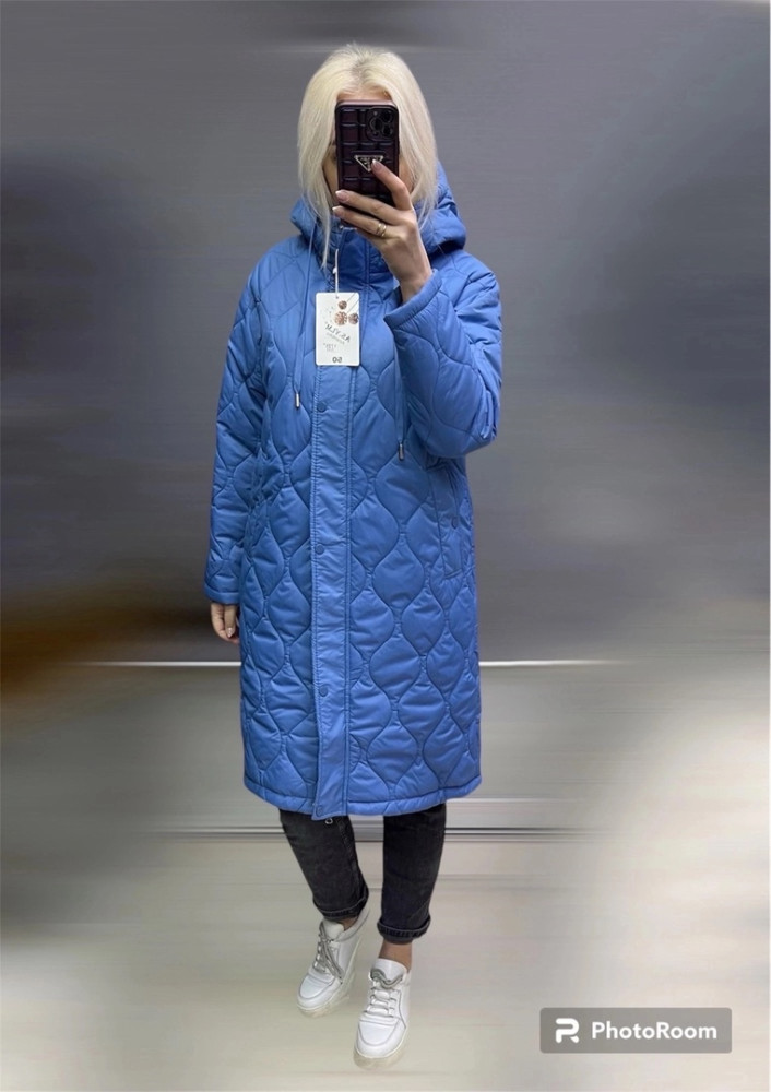 Женское пальто синее купить в Интернет-магазине Садовод База - цена 2500 руб Садовод интернет-каталог