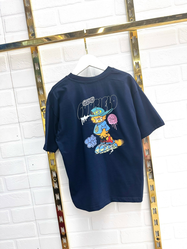 Детская футболка синяя купить в Интернет-магазине Садовод База - цена 750 руб Садовод интернет-каталог