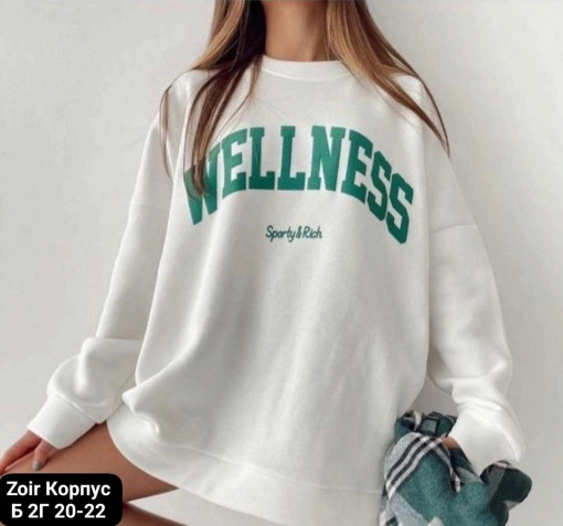 Свитшот Oversize WELNESS САДОВОД официальный интернет-каталог