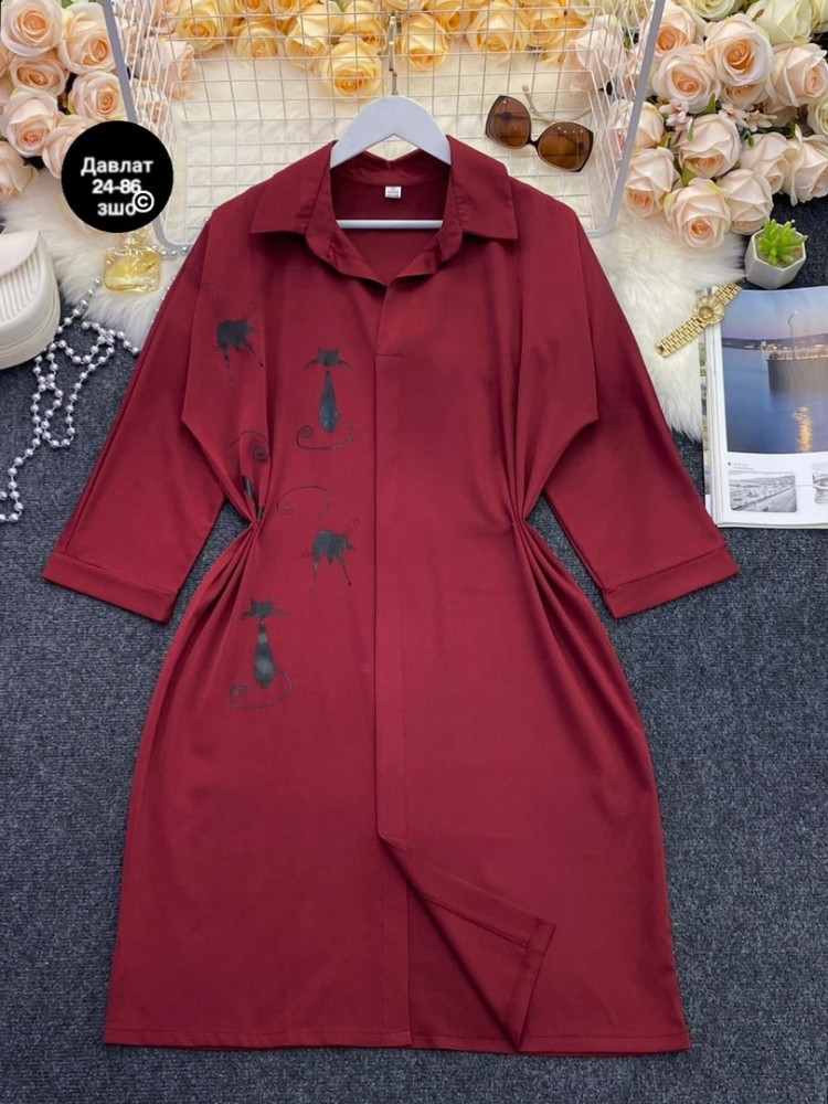 Платье-рубашка купить в Интернет-магазине Садовод База - цена 700 руб Садовод интернет-каталог