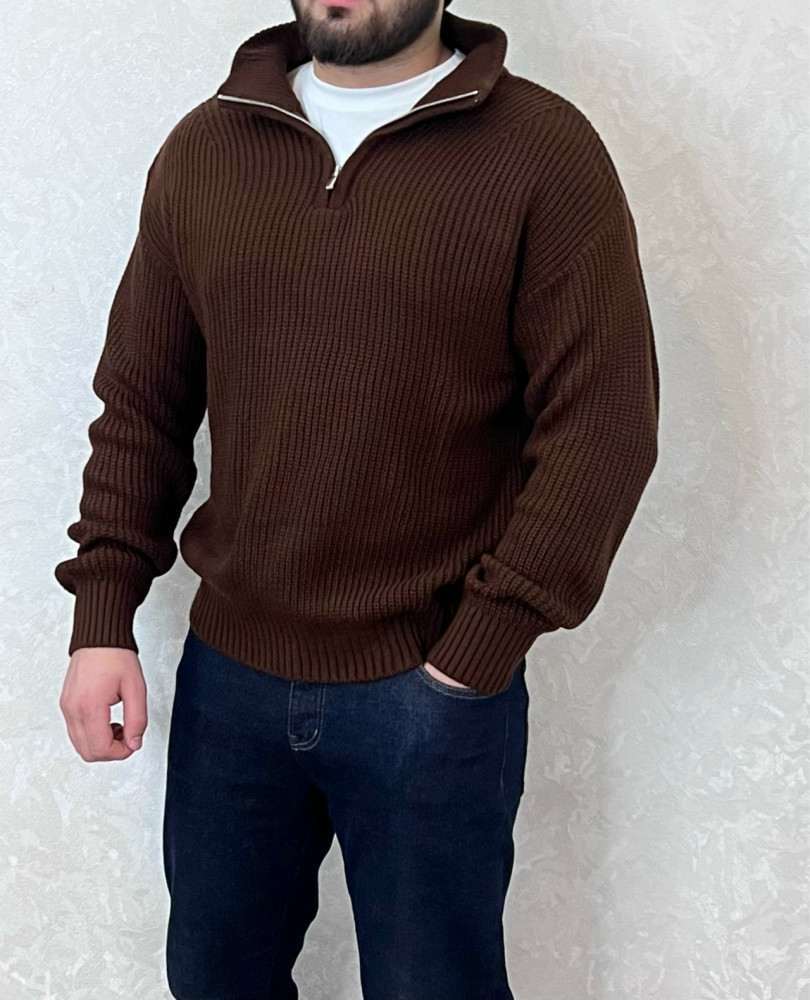 Свитер коричневый купить в Интернет-магазине Садовод База - цена 2300 руб Садовод интернет-каталог