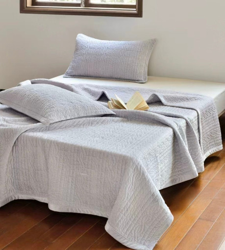 Покрывало стеганное на кровать с двумя наволочками САДОВОД официальный интернет-каталог