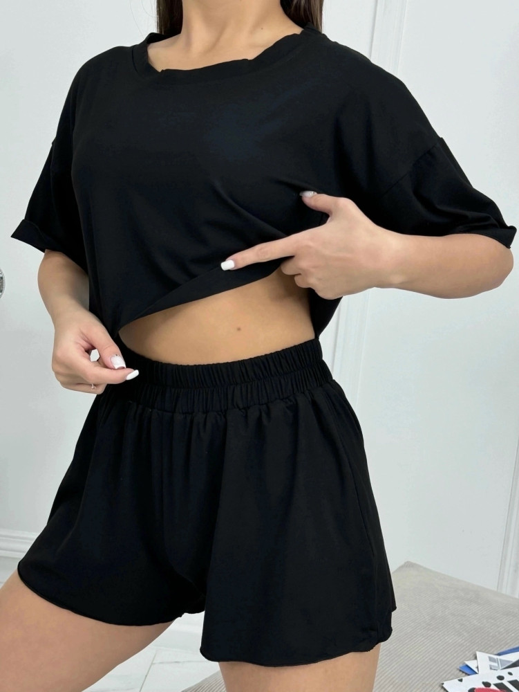 пижама черная купить в Интернет-магазине Садовод База - цена 300 руб Садовод интернет-каталог