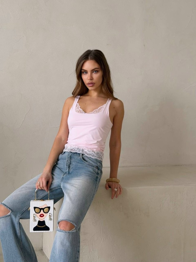 Женская майка розовая купить в Интернет-магазине Садовод База - цена 1000 руб Садовод интернет-каталог