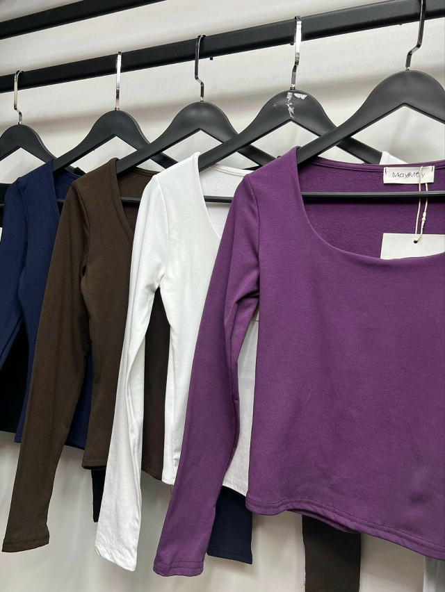 Лонгслив фиолетовый купить в Интернет-магазине Садовод База - цена 850 руб Садовод интернет-каталог