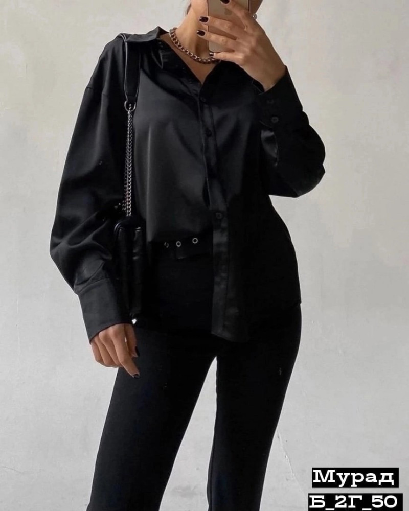 Женская рубашка черная купить в Интернет-магазине Садовод База - цена 250 руб Садовод интернет-каталог