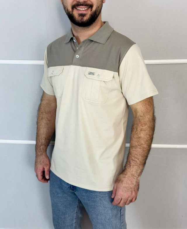 Мужская футболка бежевая купить в Интернет-магазине Садовод База - цена 650 руб Садовод интернет-каталог