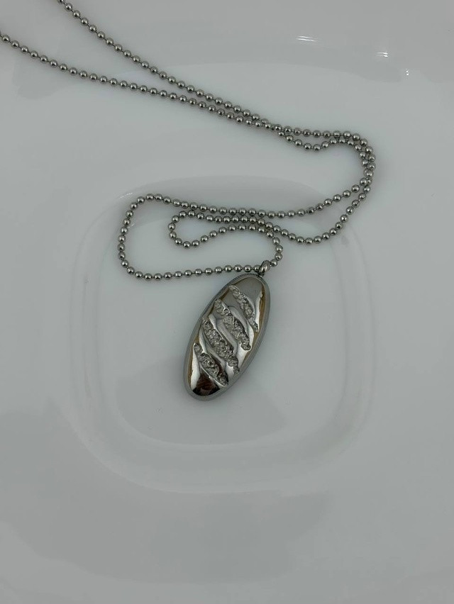 ✨ Колье на длиной цепочке «Батон» купить в Интернет-магазине Садовод База - цена 250 руб Садовод интернет-каталог