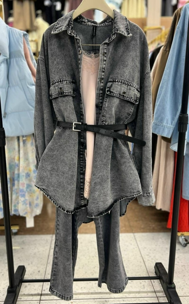 Женский костюм серый купить в Интернет-магазине Садовод База - цена 3100 руб Садовод интернет-каталог