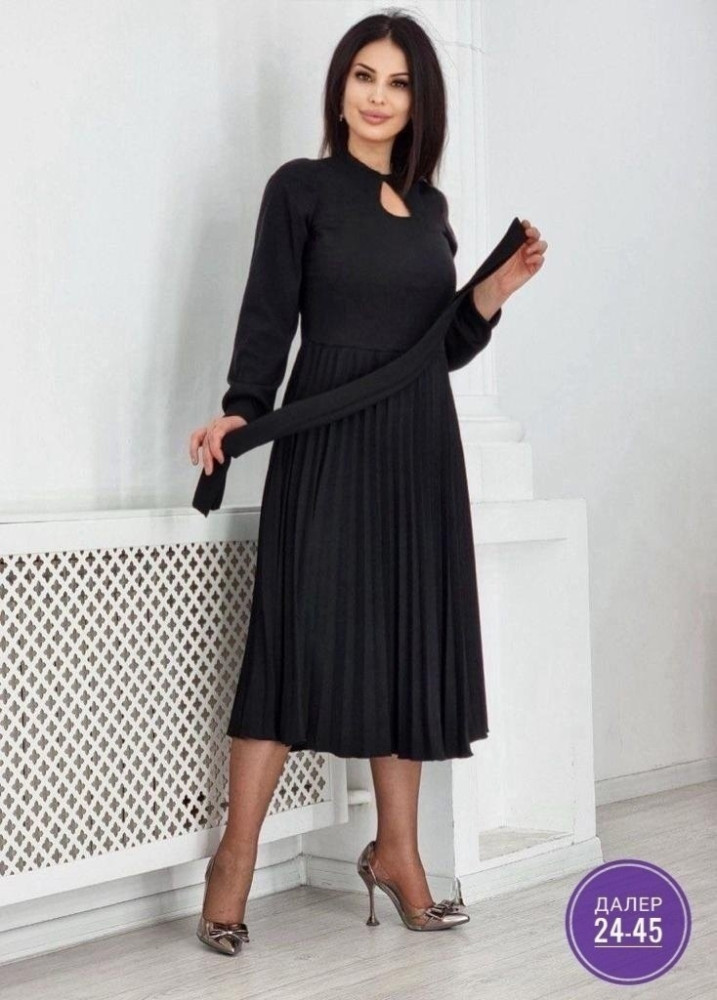 Платье черное купить в Интернет-магазине Садовод База - цена 950 руб Садовод интернет-каталог