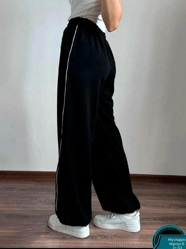 штаны черные купить в Интернет-магазине Садовод База - цена 900 руб Садовод интернет-каталог