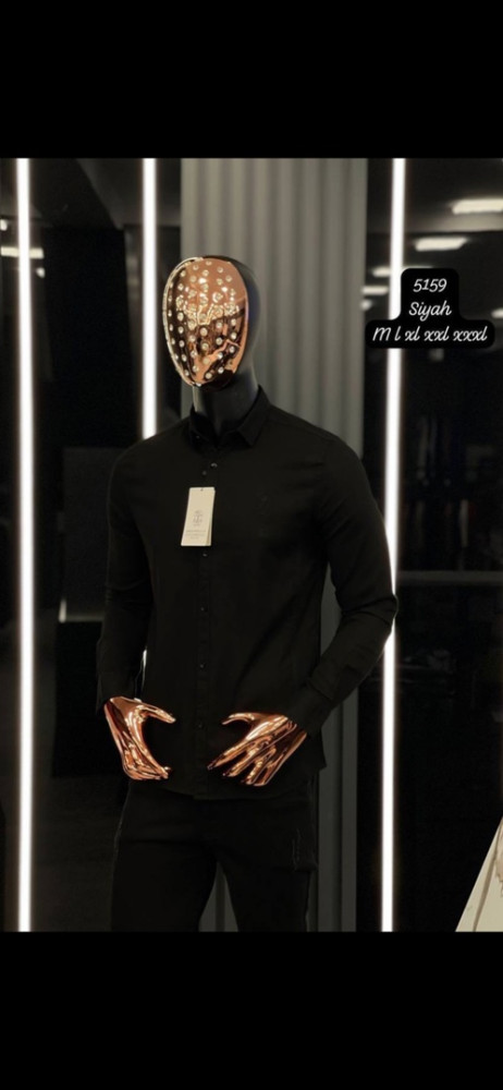 Мужская рубашка черная купить в Интернет-магазине Садовод База - цена 2400 руб Садовод интернет-каталог