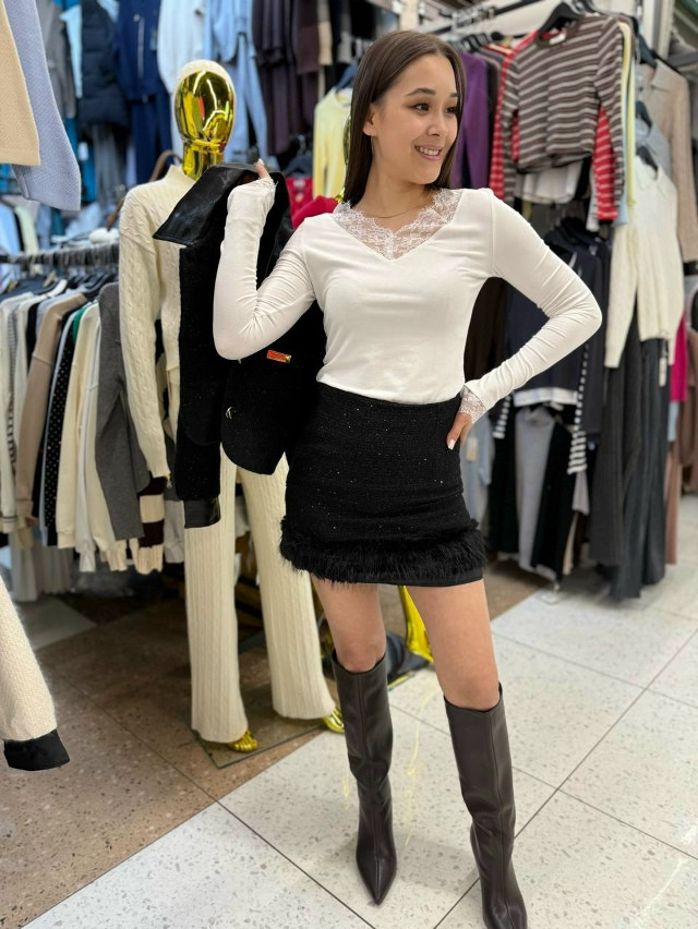 Лонгслив белый купить в Интернет-магазине Садовод База - цена 950 руб Садовод интернет-каталог