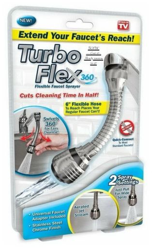 Универсальный гибкий кран-насадка для воды Turbo Flex 360 САДОВОД официальный интернет-каталог