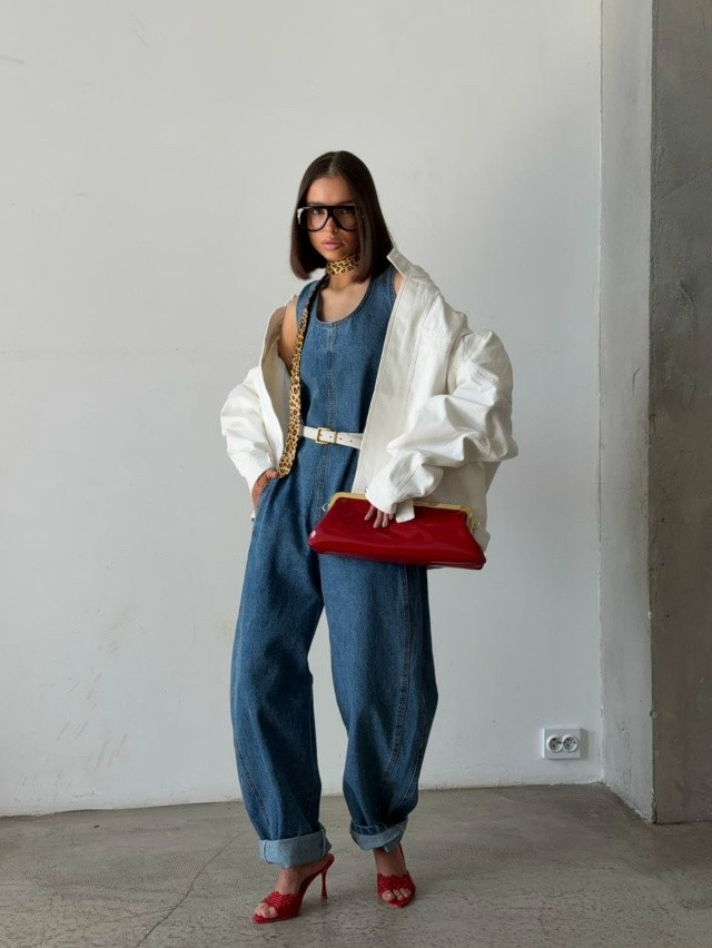 Женский комбинезон синий купить в Интернет-магазине Садовод База - цена 3600 руб Садовод интернет-каталог