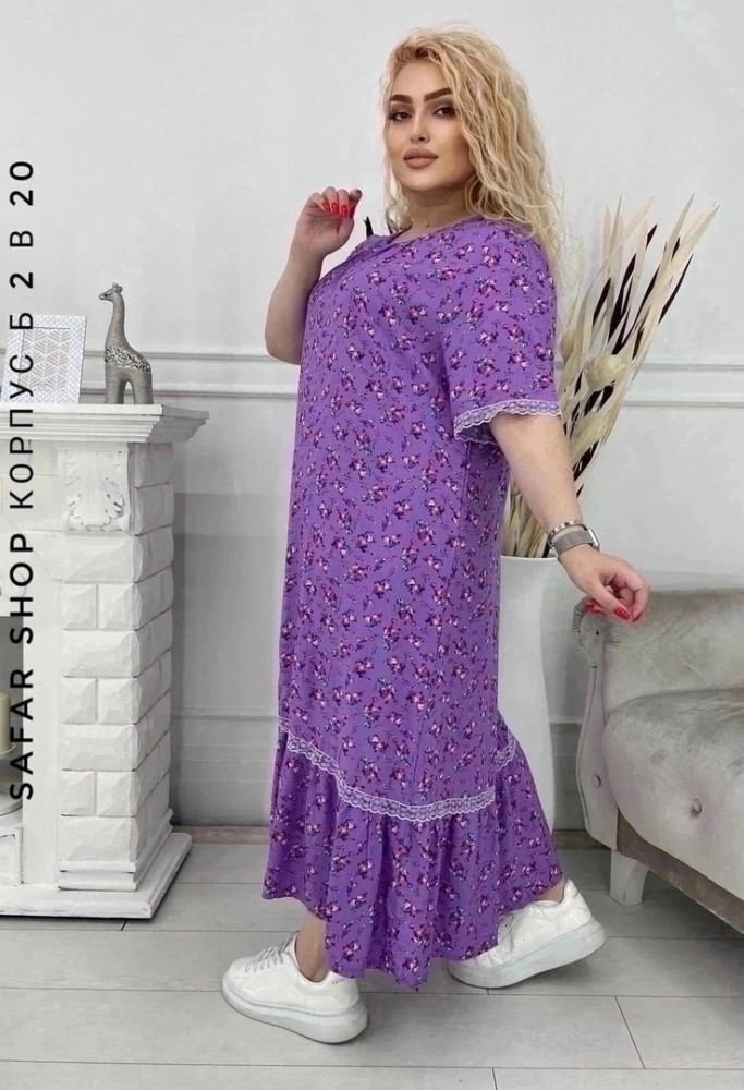 Платья из ткани штапель, актуальная модель сезона купить в Интернет-магазине Садовод База - цена 800 руб Садовод интернет-каталог