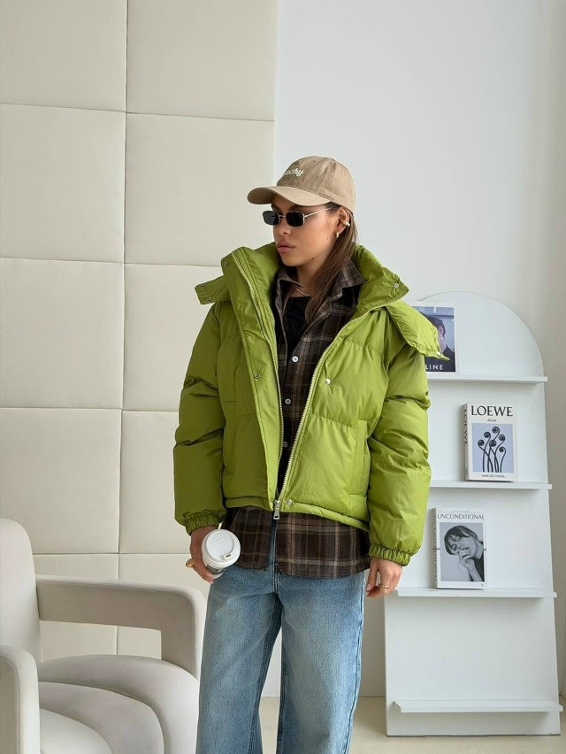 Куртка женская салатовая купить в Интернет-магазине Садовод База - цена 2000 руб Садовод интернет-каталог