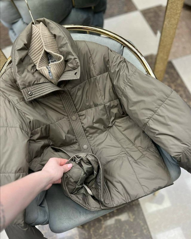 Куртка женская бежевая купить в Интернет-магазине Садовод База - цена 5500 руб Садовод интернет-каталог