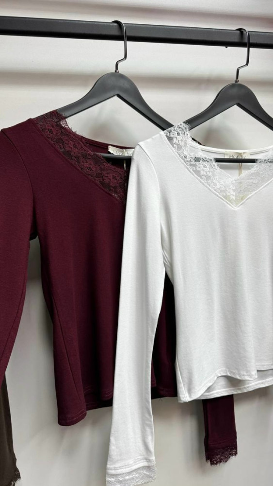 Лонгслив белый купить в Интернет-магазине Садовод База - цена 950 руб Садовод интернет-каталог