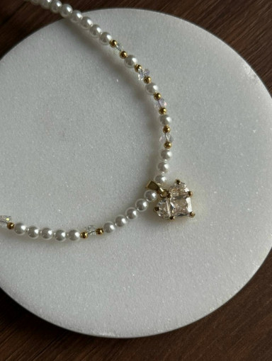 Новинка | Колье с хрустальным сердцем САДОВОД официальный интернет-каталог