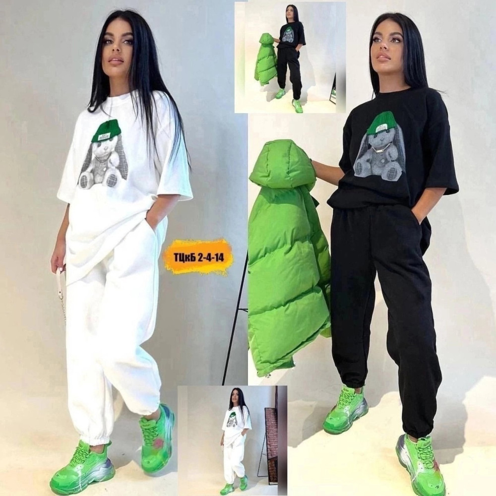 Стильный костюм с принтом Lux Fz14 купить в Интернет-магазине Садовод База - цена 900 руб Садовод интернет-каталог