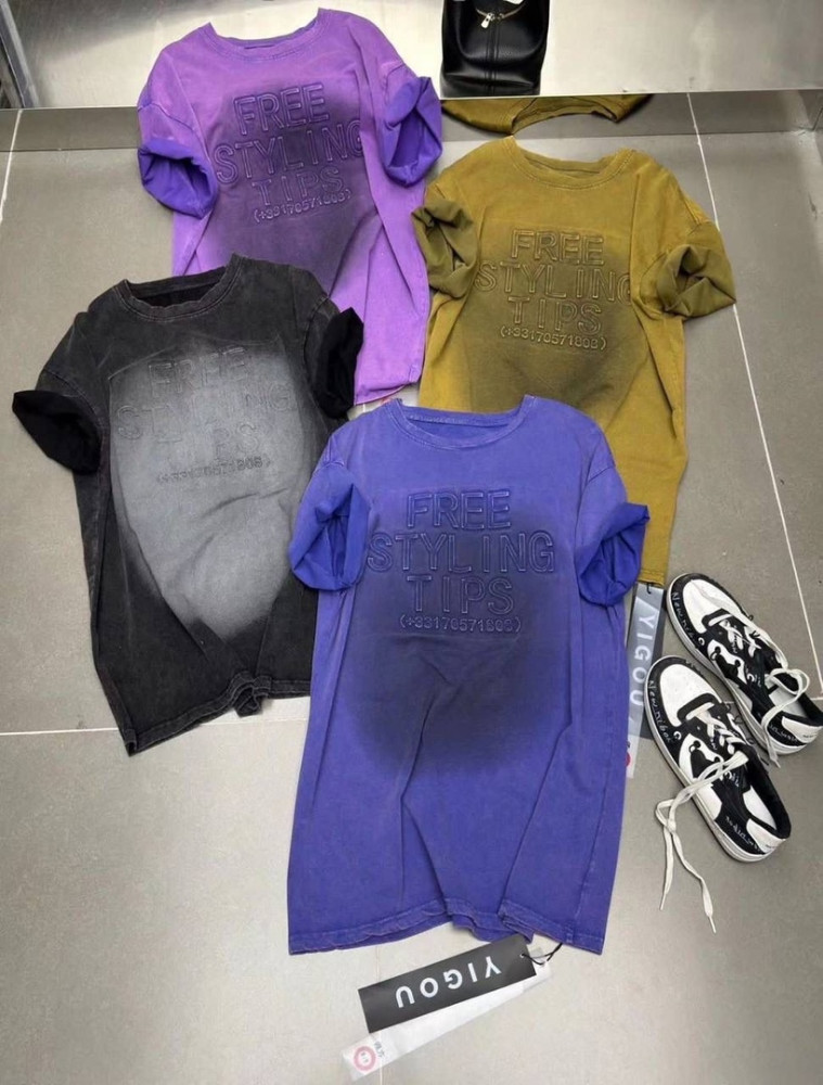 Женская футболка фиолетовая купить в Интернет-магазине Садовод База - цена 800 руб Садовод интернет-каталог
