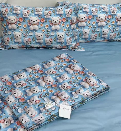 1,5 комплект с готовым одеялом, детский рисунок. Качество люкс, печатный рисунок, САДОВОД официальный интернет-каталог