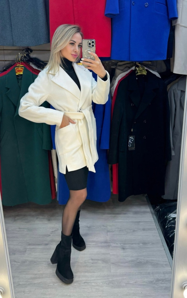 Женское пальто белое купить в Интернет-магазине Садовод База - цена 4500 руб Садовод интернет-каталог