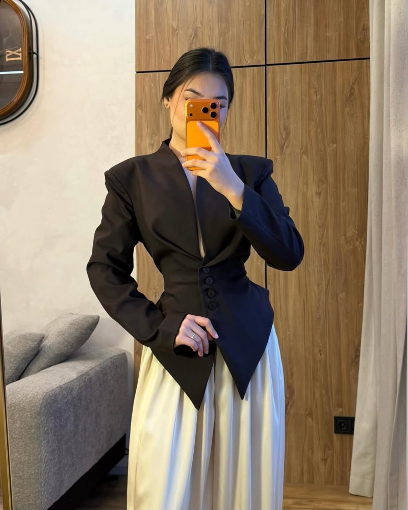 Женский пиджак черный купить в Интернет-магазине Садовод База - цена 1600 руб Садовод интернет-каталог