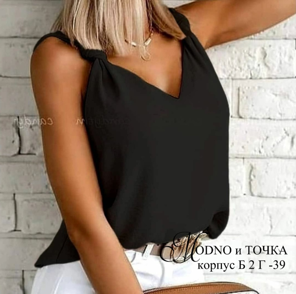 блузка черная купить в Интернет-магазине Садовод База - цена 399 руб Садовод интернет-каталог