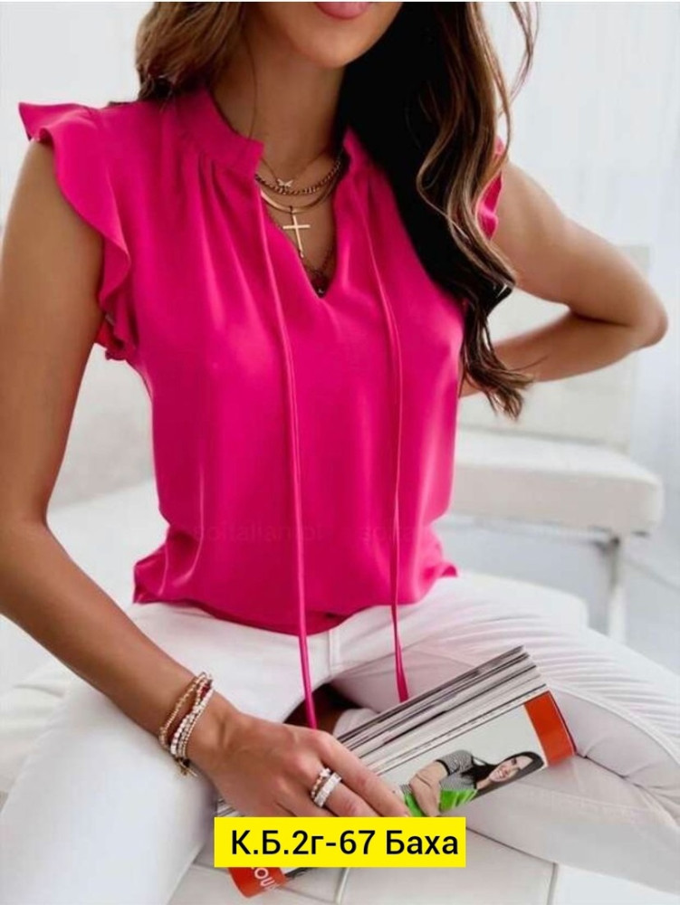 Блузка розовая купить в Интернет-магазине Садовод База - цена 450 руб Садовод интернет-каталог