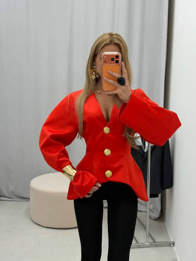 Женский пиджак красный купить в Интернет-магазине Садовод База - цена 2500 руб Садовод интернет-каталог