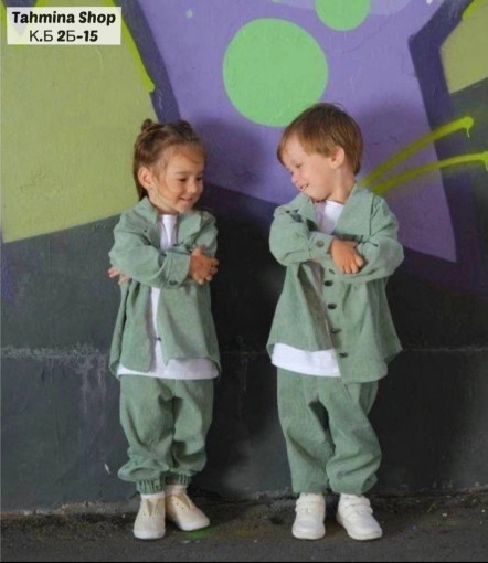 Наши любимые вельветовые костюмы-двойки для самых маленьких снова в наличии: рубашка и джоггеры для прогулок САДОВОД официальный интернет-каталог