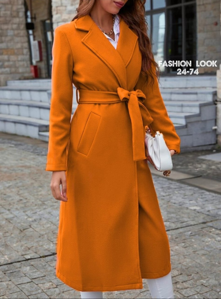 Женское пальто оранжевое купить в Интернет-магазине Садовод База - цена 1200 руб Садовод интернет-каталог