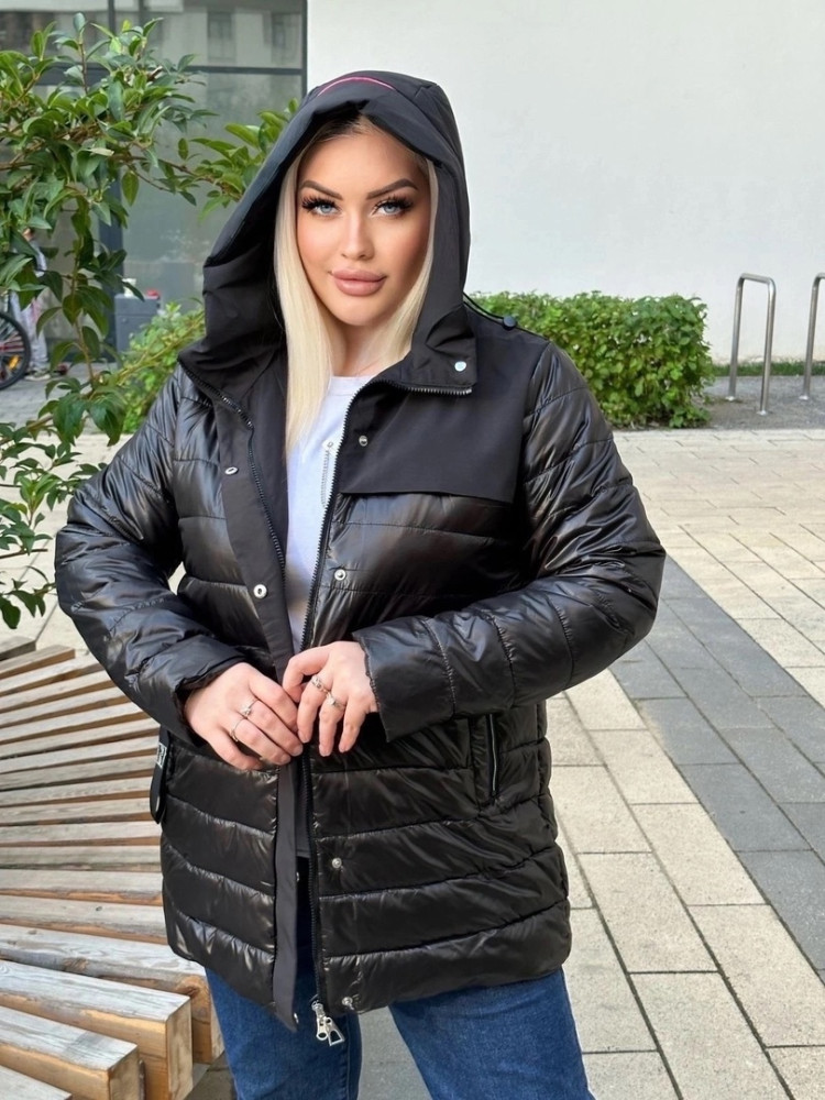 Куртка женская черная купить в Интернет-магазине Садовод База - цена 699 руб Садовод интернет-каталог