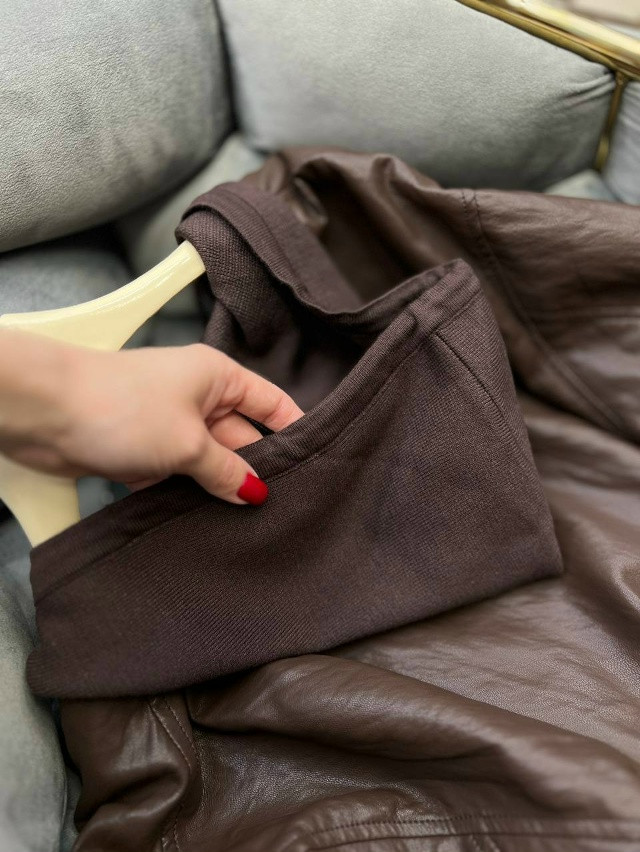 Кожаный бомбер купить в Интернет-магазине Садовод База - цена 3600 руб Садовод интернет-каталог